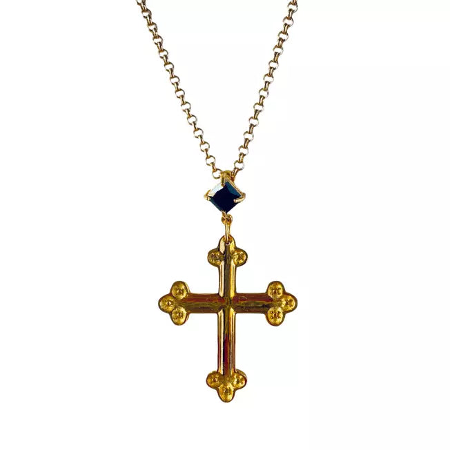Byzantine online cross pendant
