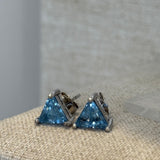 Stud Topacio Azul
