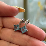 Stud Topacio con Cristales