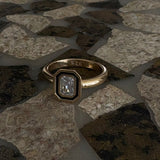 Anillo Circonia Baguette