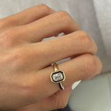 Anillo Circonia Baguette