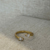 Anillo Doble Circonia