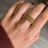 Anillo Bolitas Triple