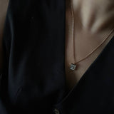 Collar Circonia Rectangular