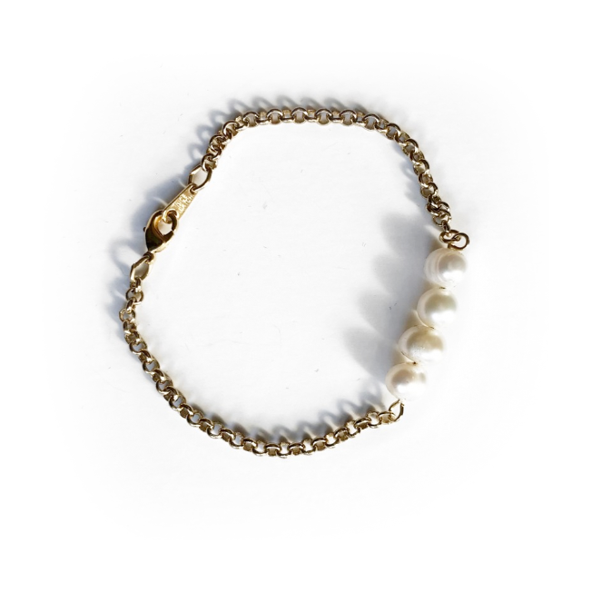 Pulsera Cuatro Perlas - Lia Marant