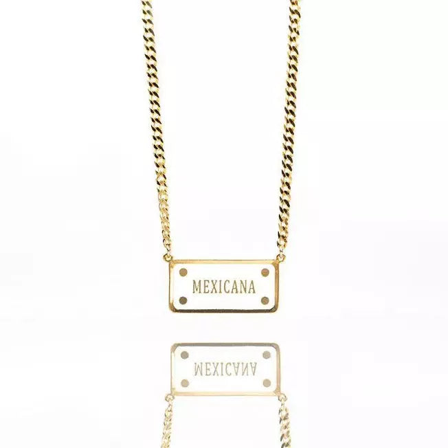 Personalized Plate Necklace