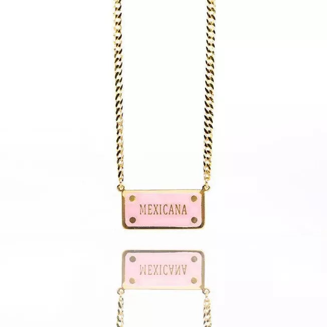 Personalized Plate Necklace